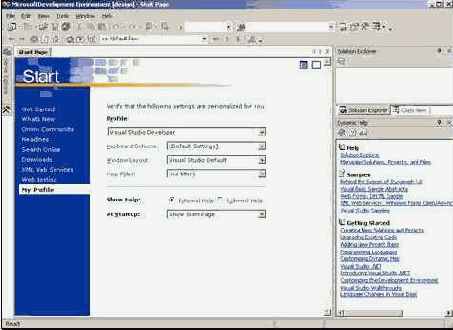  Visual Studio NET