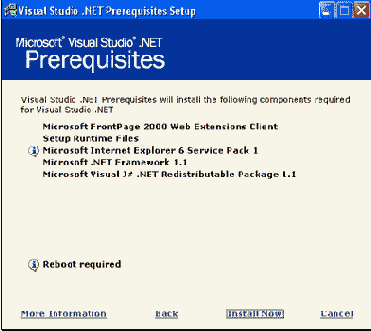  Visual Studio NET